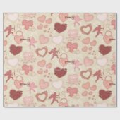 Papier Cadeau Valentine (Plat)