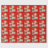 Papier Cadeau Valentine à dire salut (Plat)