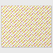 Papier Cadeau Valentine Emojis (Plat)