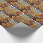 Papier Cadeau Valentine Heart Miniature Brown Horse (Coin)