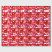 Papier Cadeau Valentine Heart Pop (Plat)