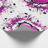 Papier Cadeau Valentine Purple Heart