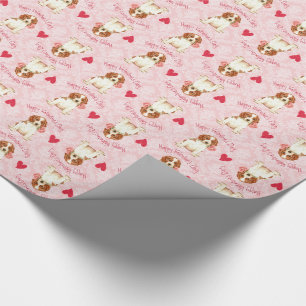 Papier Cadeau Valentine Rose Welshie