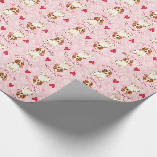 Papier Cadeau Valentine Rose Welshie (Coin)
