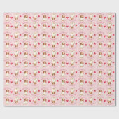 Papier Cadeau Valentine Rose Welshie (Plat)