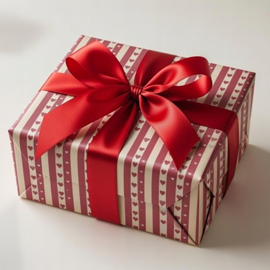Papier Cadeau Valentine’s Day Gift Wrap Cute Love