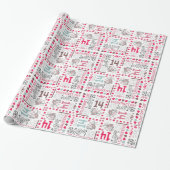 Papier Cadeau Valentines Day GIFT WRAP (Déroulé)