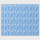 Papier Cadeau Valentine's Day hearts on striped background  (Plat)