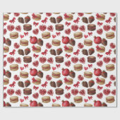 Papier Cadeau Valentine's Day Sweets Wrapping Paper  (Plat)