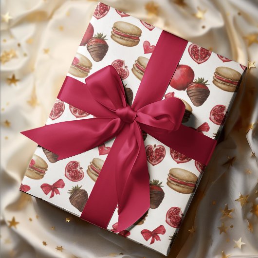 Papier Cadeau Valentine's Day Sweets Wrapping Paper 