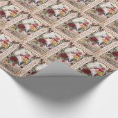 Papier Cadeau Valentine's Day Vintage Doves Papier d'enveloppeme (Coin)