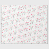 Papier Cadeau Valentine's Day Wrapping Paper Umbrella Red Hearts (Plat)