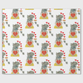 Papier Cadeau Valentine's Day Wrapping Papier Elephant (Plat)