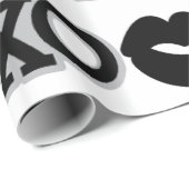 Papier Cadeau Valentine's Day Wrapping Papier Xoxo Coeurs d'oise (Coin rond)