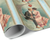 Papier Cadeau valentines victoriennes (Coin rond)