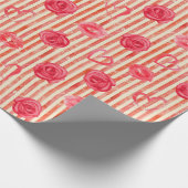 Papier Cadeau Valentines vintages (Coin)