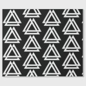 Papier Cadeau Valknut Viking Triangle Art (Plat)