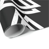 Papier Cadeau Valknut Viking Triangle Art (Coin rond)