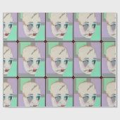 Papier Cadeau 'Vallée troublante' Peinture sur une (Plat)