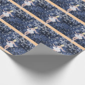 Papier Cadeau Valse des flocons de neige le ballet des crapets (Coin)