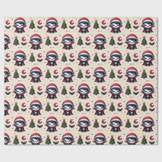 Papier Cadeau Vampire (Plat)