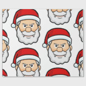 Papier Cadeau vampire de noël père Noël (Plat)