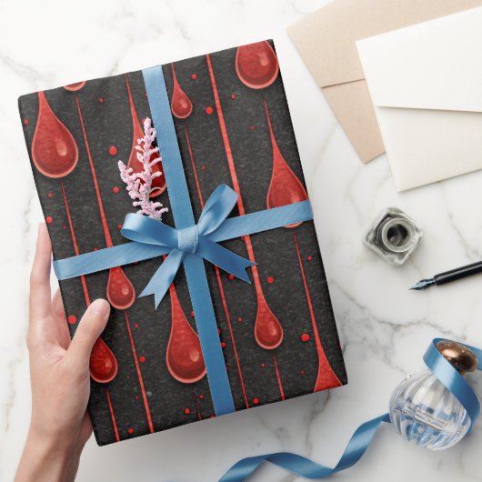 Papier Cadeau Vampire Halloween Motif (Cadeaux)