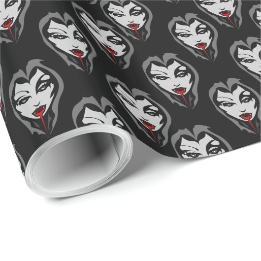 Papier cadeau Vampire Papier Vampire (Coin rond)