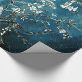 Papier Cadeau Van Gogh Almond Blossoms Dark Turquoise (Coin)