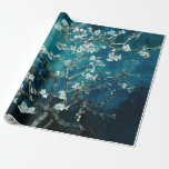 Papier Cadeau Van Gogh Almond Blossoms : Turquoise foncé<br><div class="desc">"Cadeaux avec art, enveloppes magnifiquement." Transformez chaque cadeau en chef-d'oeuvre avec ce papier d'emballage Van Gogh Almond Blossoms en turquoise foncé. Doté de branches d'amande emblématiques et de fleurs dressées contre un arrière - plan turquoise luxueux, ce design rend vos cadeaux aussi beaux à l'extérieur qu'à l'intérieur. Parfait pour les...</div>