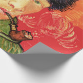 Papier Cadeau Van Gogh - Autoportrait avec oreille et tuyau en b (Coin)