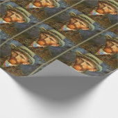 Papier Cadeau Van Gogh - Autoportrait en Casquette gris (Coin)