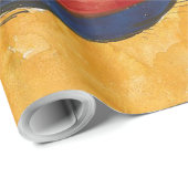 Papier Cadeau Van Gogh Bateaux Plage impressionniste (Coin rond)