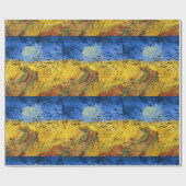 Papier Cadeau Van Gogh Champs de blé Impressionniste Peinture (Plat)