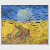 Papier Cadeau Van Gogh Champs de blé Impressionniste Peinture (Plat)