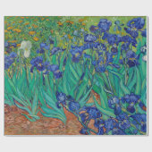 Papier Cadeau Van Gogh Irises Floral Peinture (Plat)