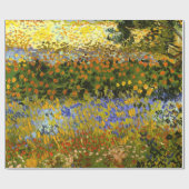 Papier Cadeau Van Gogh - Jardin de fleurs à Arles (Plat)