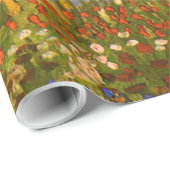 Papier Cadeau Van Gogh - Jardin de fleurs à Arles (Coin rond)