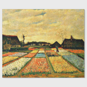 Papier Cadeau Van Gogh - Lits à fleurs en Hollande