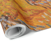 Papier Cadeau Van Gogh Olive Trees Soleil Jaune Ciel (Coin rond)