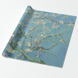 Papier Cadeau Van Gogh Painage en fleurs aux amandes