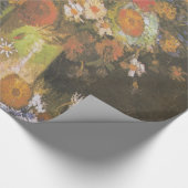 Papier Cadeau Van Gogh Peonies Vintages et chrysanthèmes (Coin)