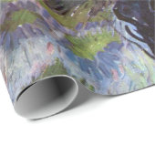 Papier Cadeau Van Gogh Vue Arles Jardin Fleuri (Coin rond)