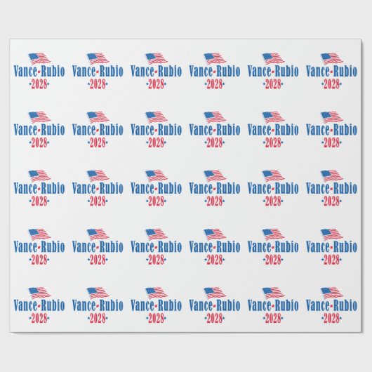 Papier Cadeau Vance Rubio 2028 (flag) (Plat)