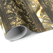 Papier Cadeau Vanderush Elegant Gold (Coin rond)