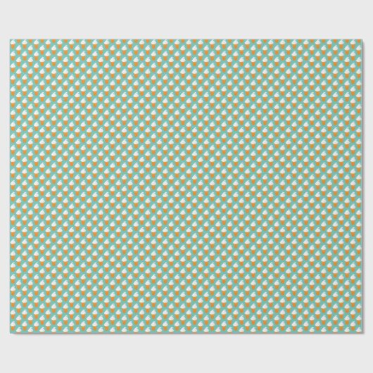 Papier Cadeau Vanilla Ice Cream (Plat)