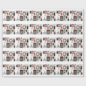 Papier Cadeau Variété de maquillage (Plat)