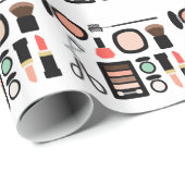 Papier Cadeau Variété de maquillage (Coin rond)
