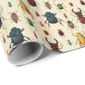 Papier Cadeau Variétés de scarabée (Coin rond)