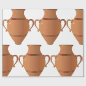 Papier Cadeau Vase d'argile (Plat)